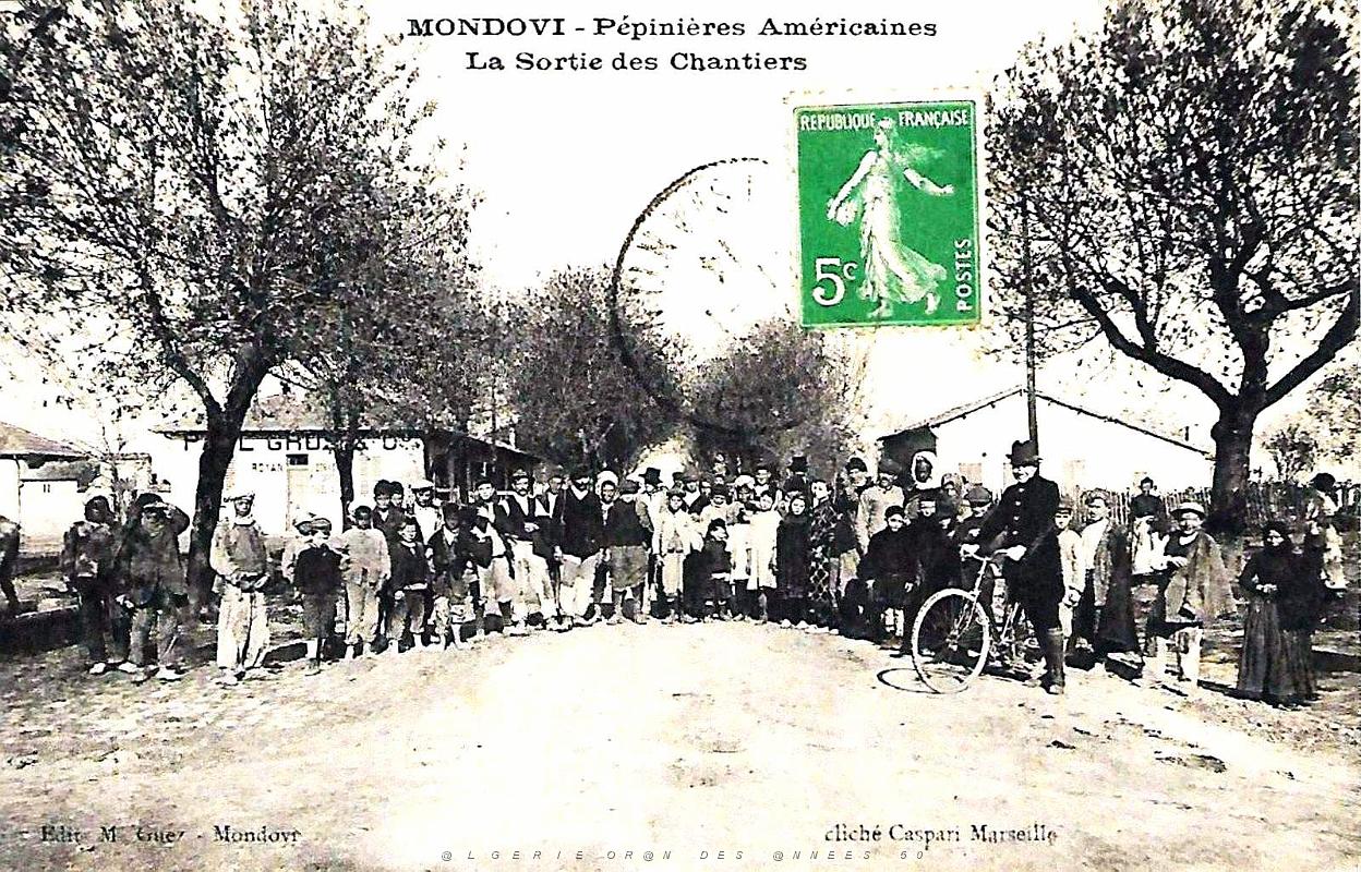 2188- Mondovi - Pepinieres Americaines - Sortie des Chantiers - 1914.jpg